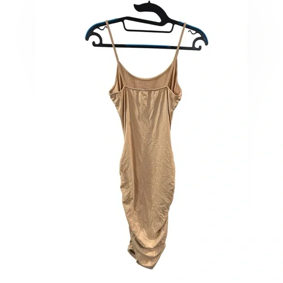 Fashion Nova Camel Spaghetti Strap Dress - Picture 4 of 6